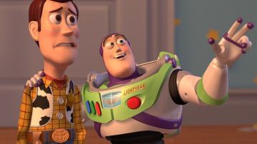 Woody y Buzz en 'Toy Story'