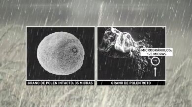 <p>Las tormentas intensifican los síntomas de la alergia en España</p>