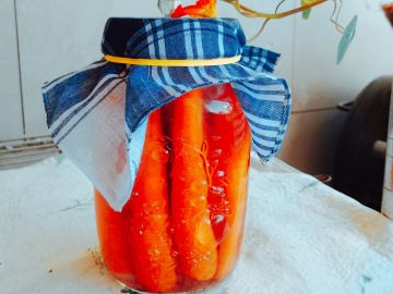 Zanahorias en salmuera Zanahorias en salmuera