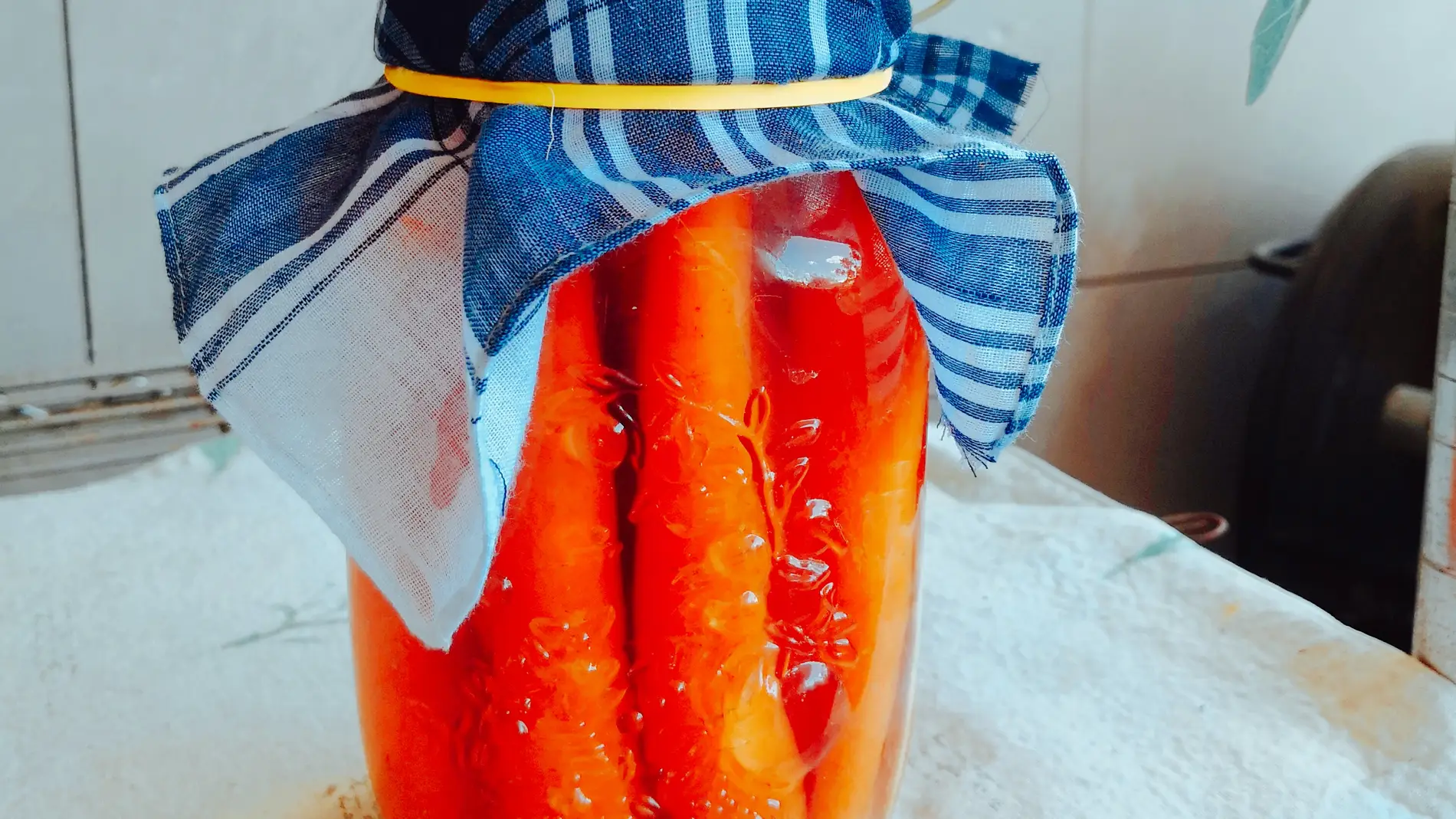Zanahorias en salmuera