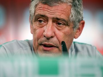 Fernando Santos, en rueda de prensa