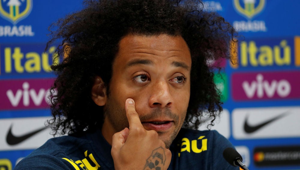 Marcelo, en rueda de prensa en Londres