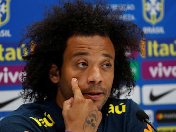 Marcelo, en rueda de prensa en Londres