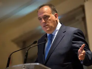 Javier Tebas comparece ante los medios Javier Tebas comparece ante los medios