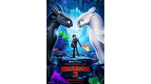 Póster de 'Cómo entrenar a tu dragón 3'