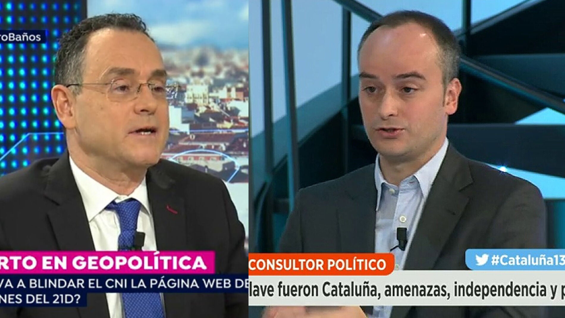 El general Pedro Ba&ntilde;os y el asesor pol&iacute;tico Iv&aacute;n Redondo.