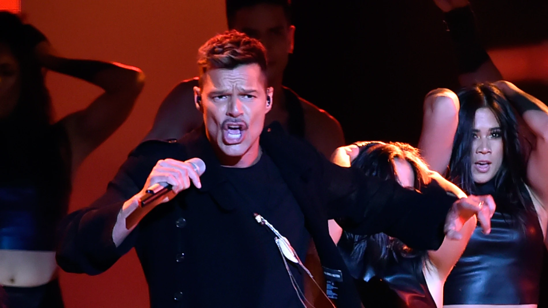 Ricky Martin durante su actuación en los Premios Billboard Ricky Martin durante su actuación en los Premios Billboard