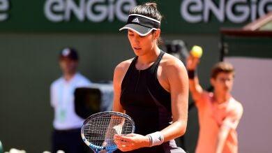 Garbiñe Muguruza, eliminada en las semifinales de Roland Garros ante Simona Halep