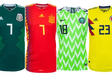 Las camisetas del Mundial de Rusia 2018 Las camisetas del Mundial de Rusia 2018