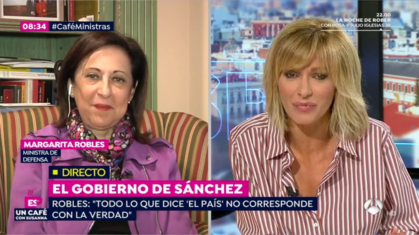 Margarita Robles desmiente que ella exigiera fusionar las carteras de Justicia e Interior