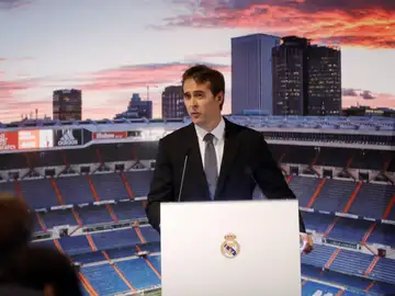 Julen Lopetegui, presentado como nuevo entrenador del Real Madrid Julen Lopetegui, presentado como nuevo entrenador del Real Madrid