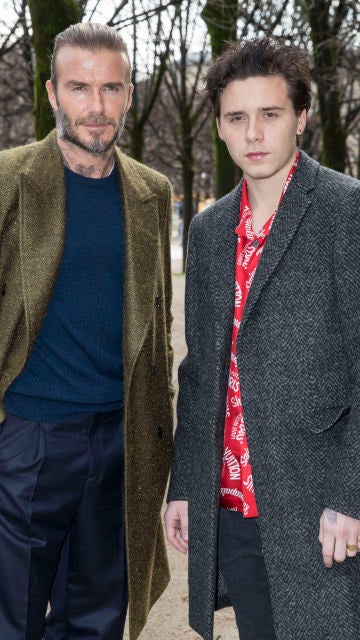 David Beckham y su hijo Brooklyn