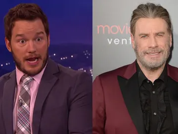 Chris Pratt y John Travolta se han conocido y es amor Chris Pratt y John Travolta se han conocido y es amor