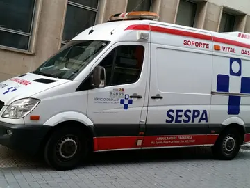 Una ambulancia de Asturias Una ambulancia de Asturias