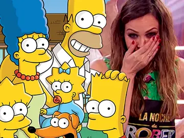 'Los Simpson' se cuelan en ‘La noche de Rober’ de la mano de Chicote, Eva González y Roberto Vilar 'Los Simpson' se cuelan en ‘La noche de Rober’ de la mano de Chicote, Eva González y Roberto Vilar