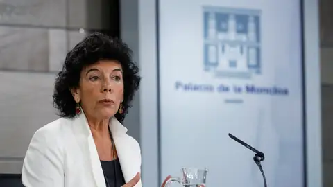 La ministra de Educación, FP y Portavocía del gobierno Isabel Celaá La ministra de Educación, FP y Portavocía del gobierno Isabel Celaá