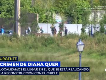 'El Chicle' participa en una reconstrucción de los hechos sobre la muerte de Diana Quer