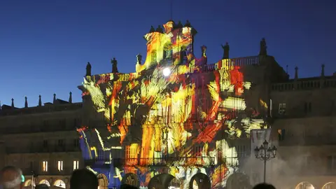 Imagen de Salamanca durante el Festival de la Luz y Vanguardias Imagen de Salamanca durante el Festival de la Luz y Vanguardias
