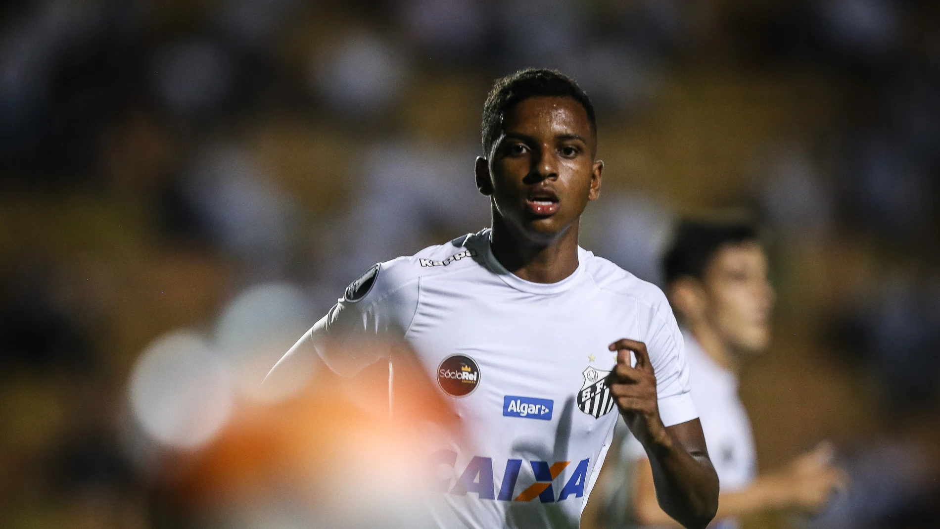 Rodrygo, en un partido con el Santos Rodrygo, en un partido con el Santos