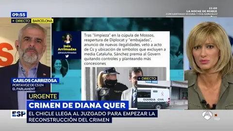 Carrizosa (C's): "El traslado de presos no puede ser el pago de una hipoteca de los votos del separatismo a Sánchez" Carrizosa (C's): "El traslado de presos no puede ser el pago de una hipoteca de los votos del separatismo a Sánchez"