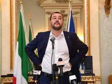 El ministro de Interior de Italia y líder de la ultraderechista Liga, Matteo Salvini El ministro de Interior de Italia y líder de la ultraderechista Liga, Matteo Salvini