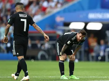 Messi se lamenta Messi se lamenta