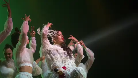 Rosalía durante su actuación en Sónar Barcelona 2018 Rosalía durante su actuación en Sónar Barcelona 2018