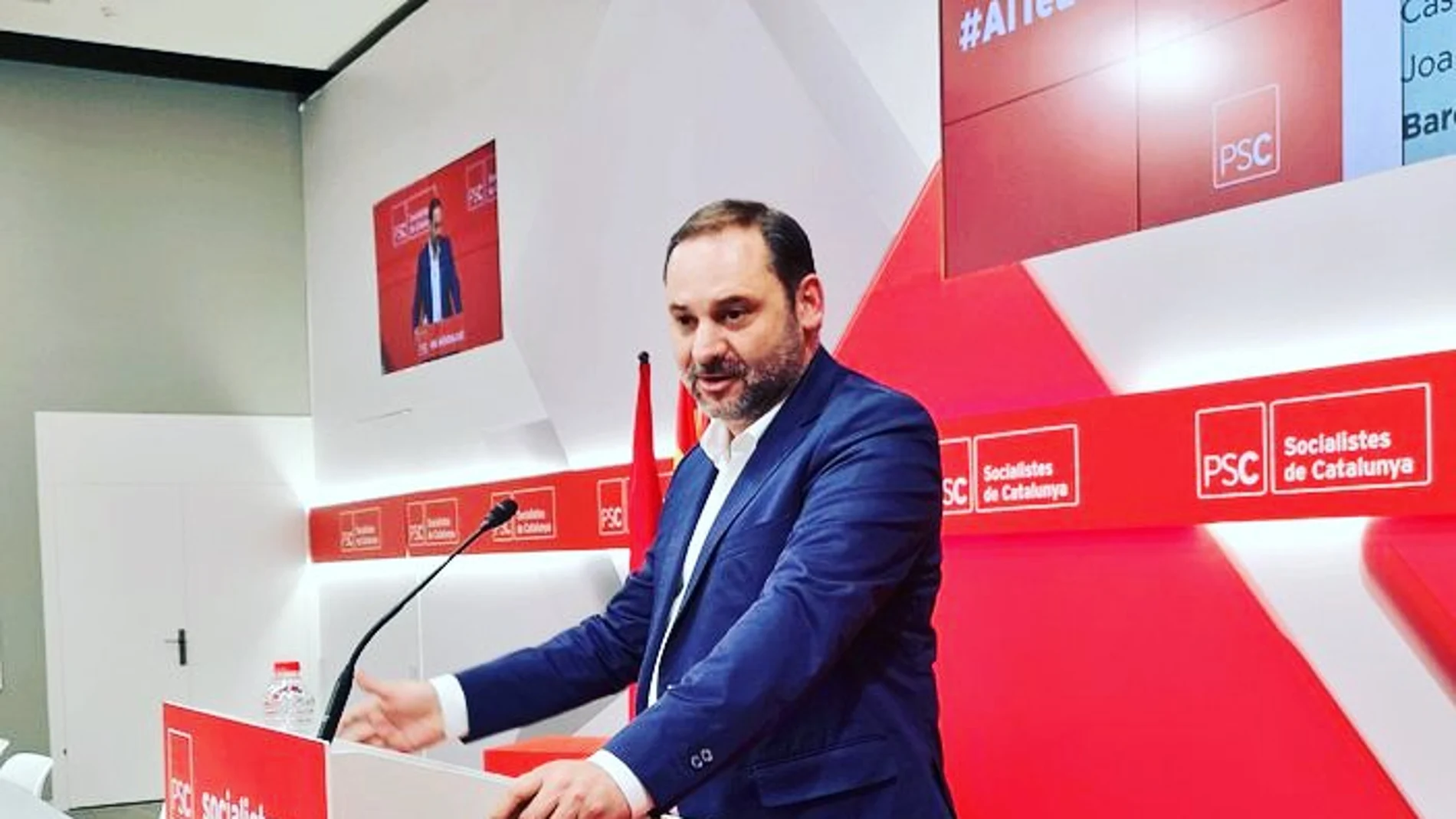 El ministro de Fomento, José Luis Ábalos El ministro de Fomento, José Luis Ábalos