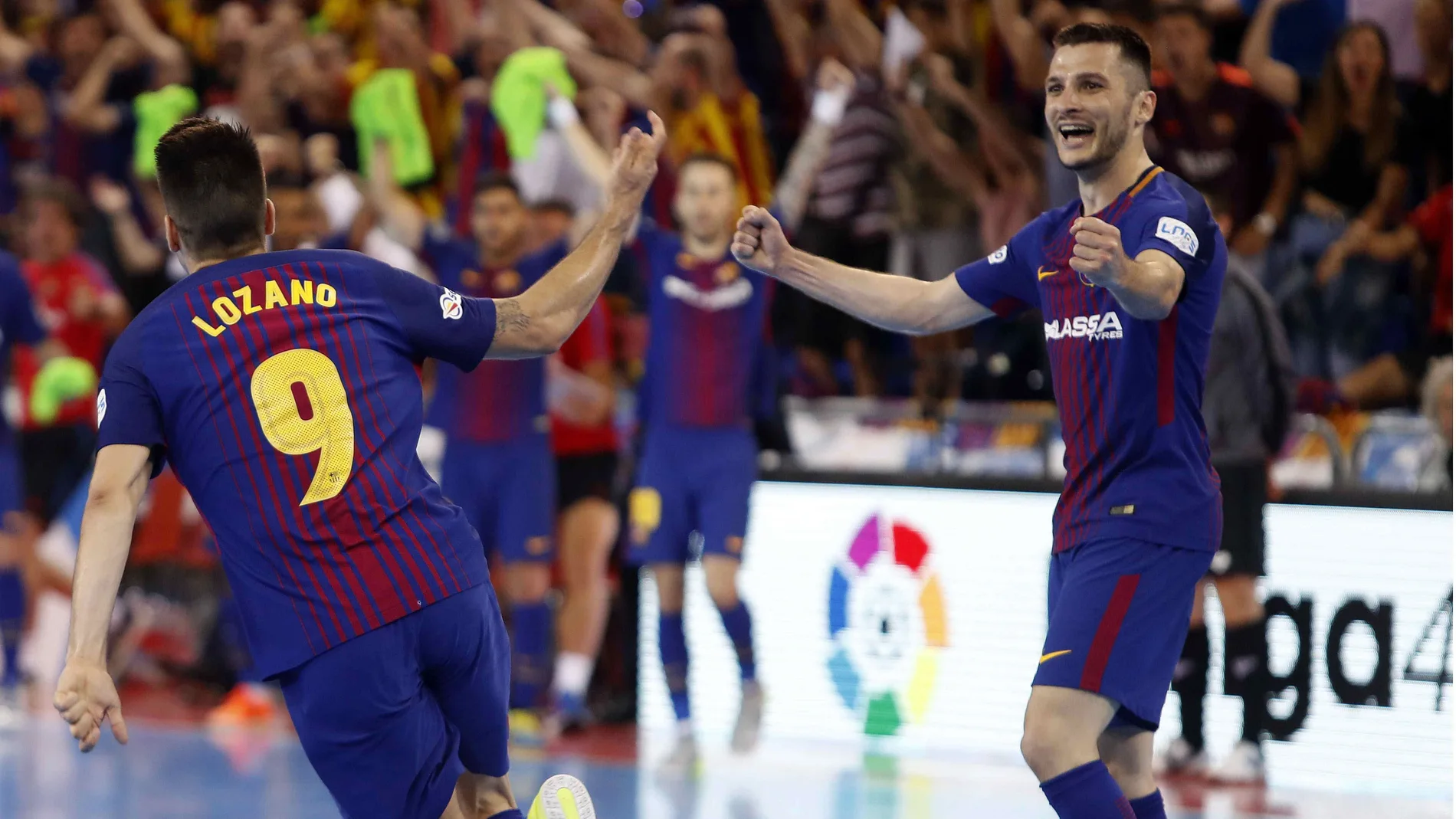 Lozano celebra un gol ante Movistar Inter Lozano celebra un gol ante Movistar Inter