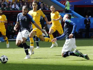 Griezmann, al suelo Griezmann, al suelo