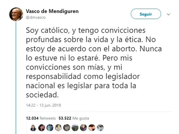Un diputado católico triunfa con sus reflexiones sobre el aborto Un diputado católico triunfa con sus reflexiones sobre el aborto