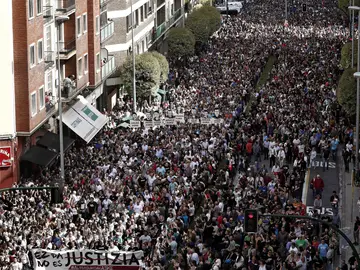 Manifestación convocada bajo el lema 'Hau ez da justicia/Esto no es justicia' Manifestación convocada bajo el lema 'Hau ez da justicia/Esto no es justicia'