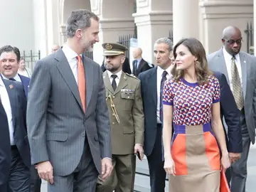 Los Reyes durante su visita a Nueva Orleans Los Reyes durante su visita a Nueva Orleans