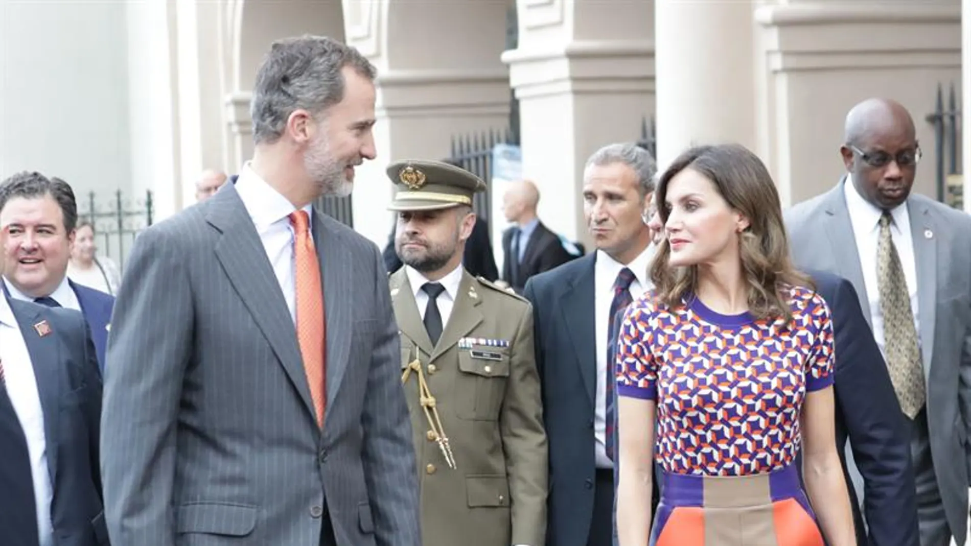 Los Reyes durante su visita a Nueva Orleans Los Reyes durante su visita a Nueva Orleans