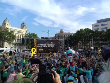 Concentración en apoyo a los 'Jordis' Concentración en apoyo a los 'Jordis'