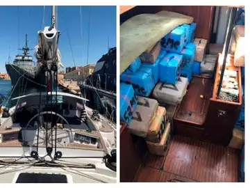 280 fardos de droga en un velero 280 fardos de droga en un velero