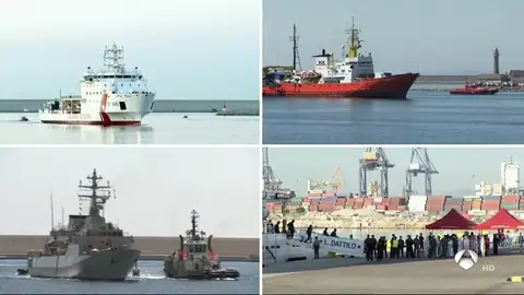 La llegada del 'Aquarius' a España cierra una semana crítica que desató un conflicto internacional La llegada del 'Aquarius' a España cierra una semana crítica que desató un conflicto internacional