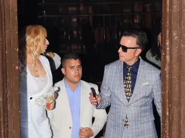 Michu, José Fernando y José Ortega Cano Michu, José Fernando y José Ortega Cano