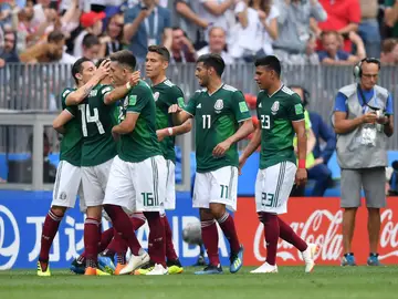 México celebra un gol México celebra un gol