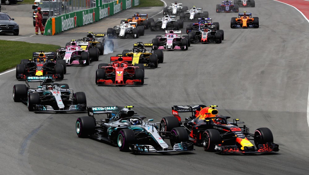 Salida del GP de Canadá 2018
