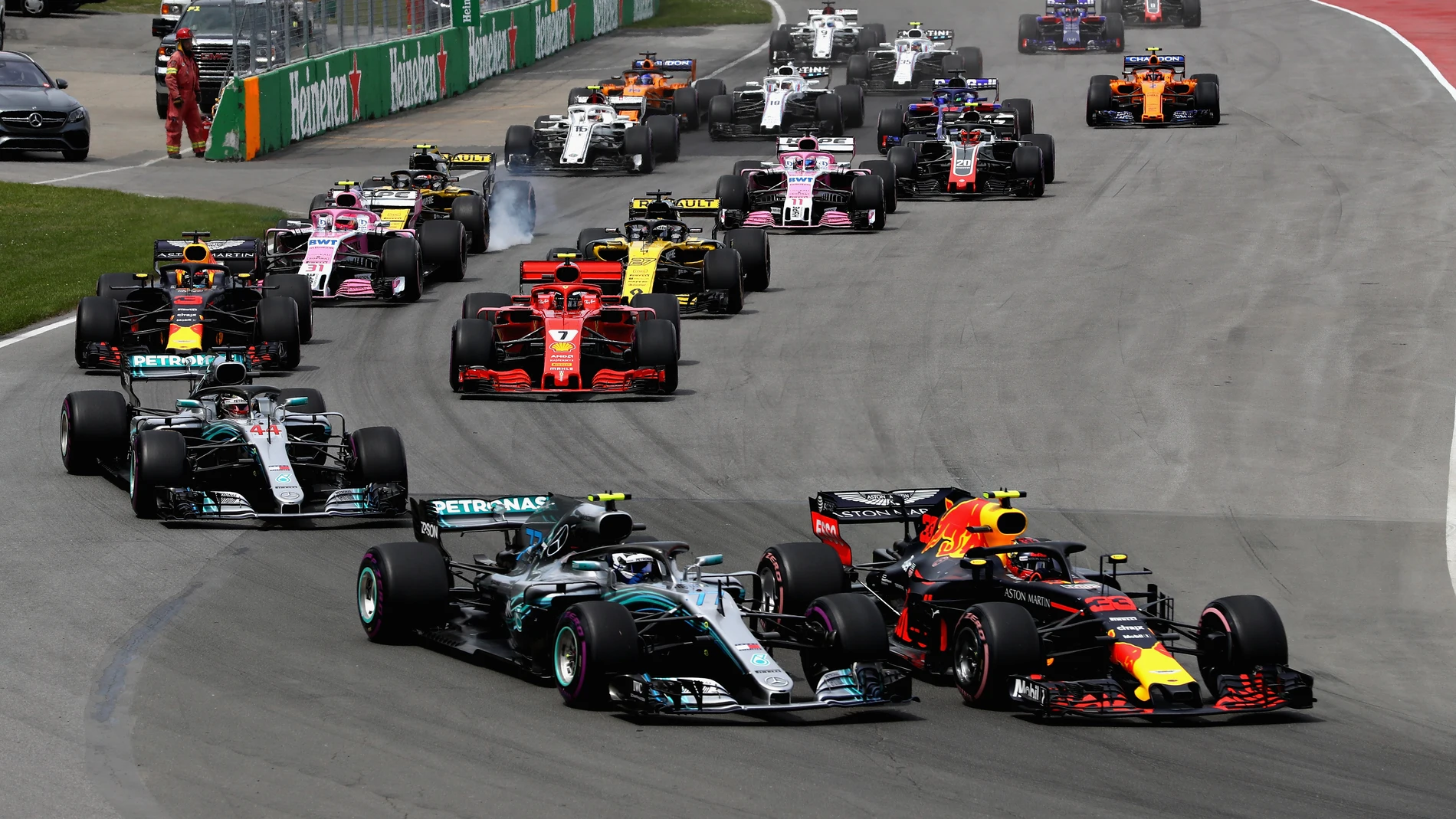 Salida del GP de Canadá 2018 Salida del GP de Canadá 2018