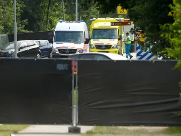 Ambulancias en el lugar de los hechos Ambulancias en el lugar de los hechos