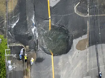 Terremoto en Japón de 6,1 grados Terremoto en Japón de 6,1 grados