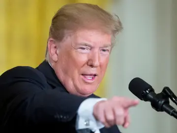 El presidente de EE. UU, Donald Trump El presidente de EE. UU, Donald Trump