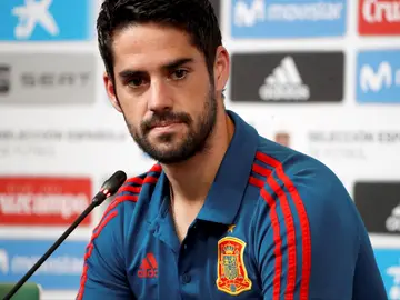 Isco, en rueda de prensa Isco, en rueda de prensa