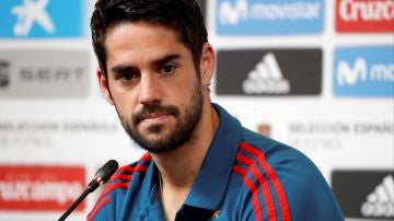 Isco, en rueda de prensa
