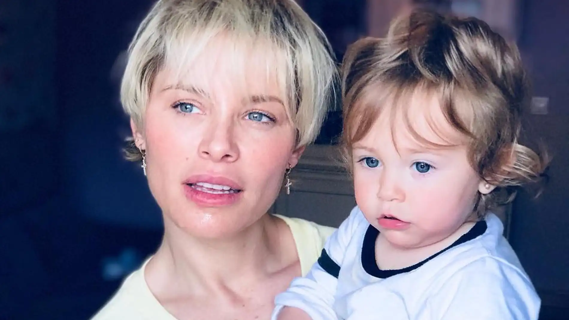 Soraya Arnelas con su hija Manuela