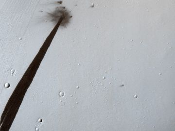 El cráter de impacto en la superificie de Marte