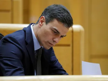 Pedro Sánchez en el Senado Pedro Sánchez en el Senado