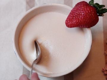 Yogur con marshmallows Yogur con marshmallows